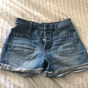 Madewell high-waisted shorts